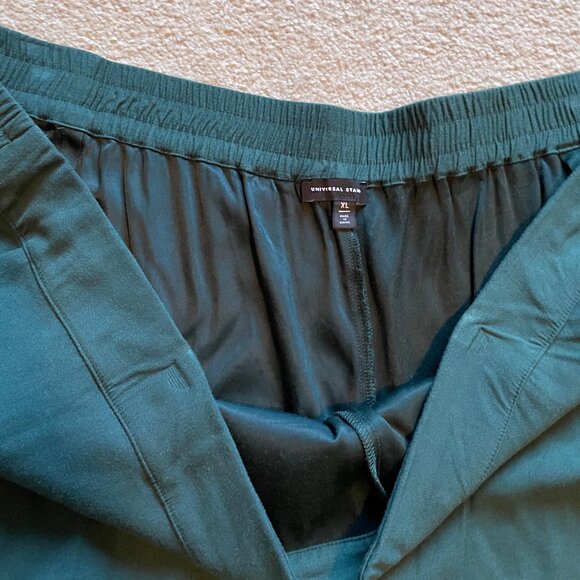 Universal Standard Elvo Double Luxe Culottes - Forest Green - Picture 3 of 3
